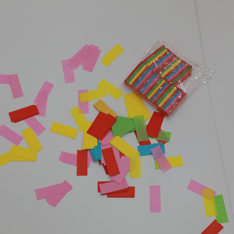 Confetti de hârtie de țesut colorat