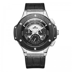 Baogela Hommes Montres Hommes Horloge de Luxe Marque Quartz Sport Montre Rose Chronographhe Mode