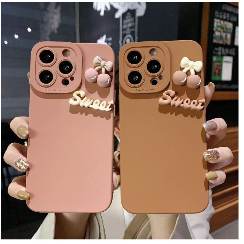 Potrivit pentru carcasă pentru telefonul mobil Apple iPhone12 Pro Max, carcasă pentru telefonul mobil silicon, carcasă pentru telefon mobil Cherry