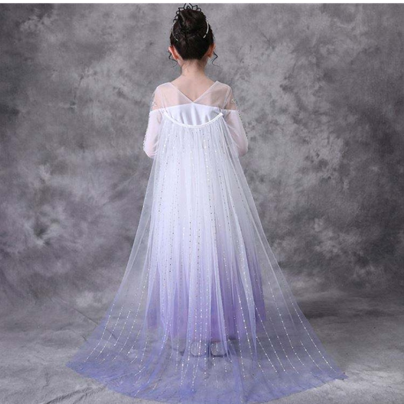 Cos110 fete rochii prințesă cosplay rochie elsa halloween îmbrăcăminte fantezie&costum de film pentru copii