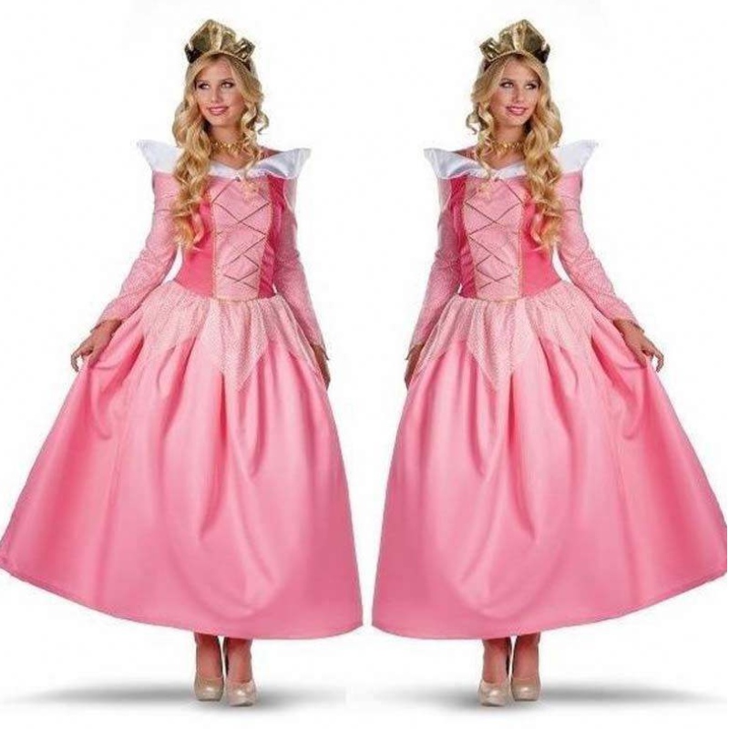 Permiteți rol cosplay prințesa clasică Snow White Frumusețe Aurora Costum Femei Prințesa Rochie Szac-007
