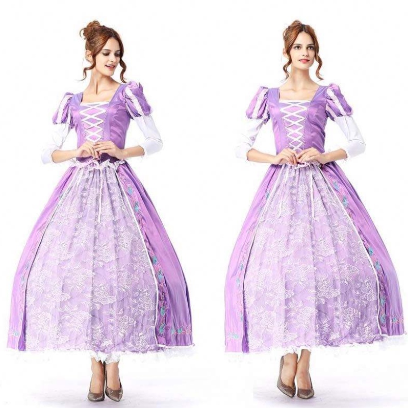 Permiteți rol cosplay prințesa clasică Snow White Frumusețe Aurora Costum Femei Prințesa Rochie Szac-007