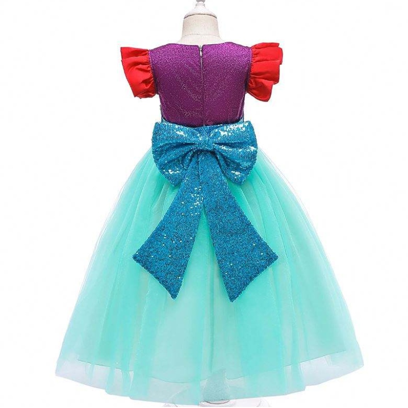 Baige Kids Mermaid Ariel Princess Girl Rochie Halloween Cosplay Costum Mry002