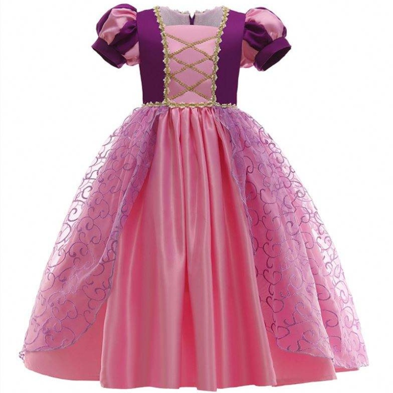 Fete pentru copii prințesa rapunzel îmbrăcăminte pentru copii pentru copii Halloween costum denaștere rochie d0694