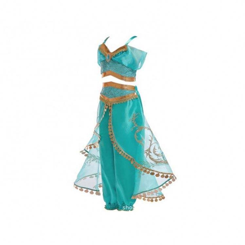 Produsnou TV&movie Jasmine Princess Rochie Aladdin lămpi magice prințesă costum de rochii pentru copii