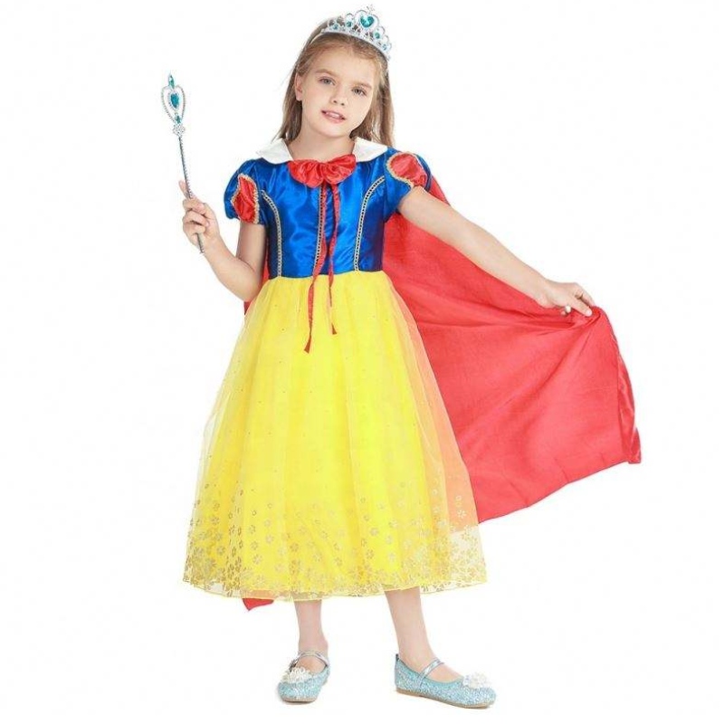 Amazon Hot Sale Designnou TV&movie Princess Cosplay Costume Costume de personaj alb de zăpadă pentru copii \\ rochie