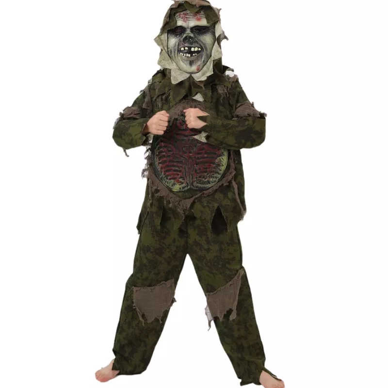 Swamp Monster Thing Halloween Scary Teror Cosplay Costume pentru copii