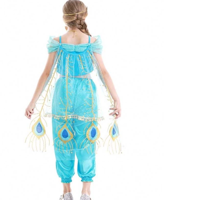 Anime Aladdin și Lampa Magică Aladdin Cosplay Costum Prințesa Jasmine Belly Dancer Costum pentru fată HCAL-001