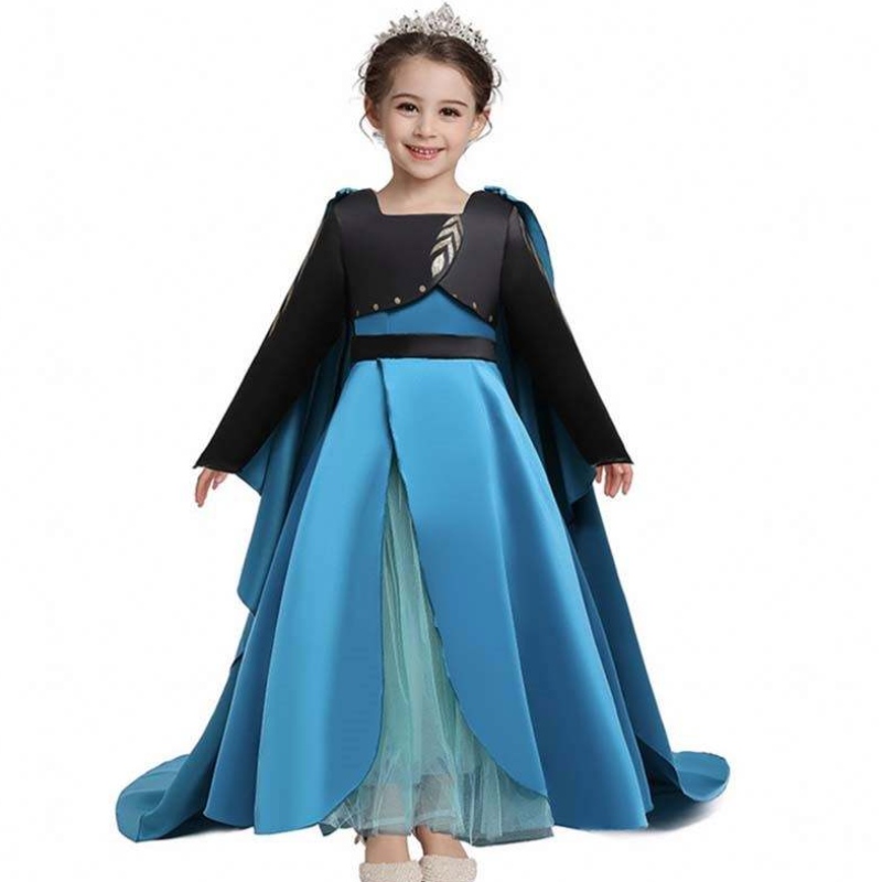 Costum de coronare Queen New Elsa 2 Rochie de fete Elsa rochie pentru copii HCGD-035
