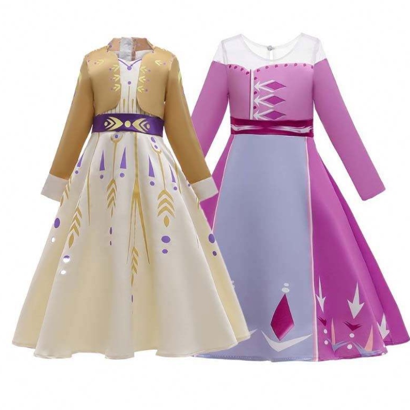 2022 NOU FAMIE DROCK UP ICE SNOW QUEEN ELSA 2 Costum de rochie fantezistă Halloween HCGD-016