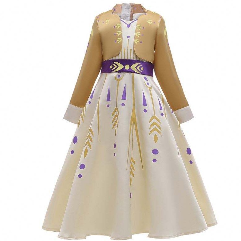 2022 NOU FAMIE DROCK UP ICE SNOW QUEEN ELSA 2 Costum de rochie fantezistă Halloween HCGD-016