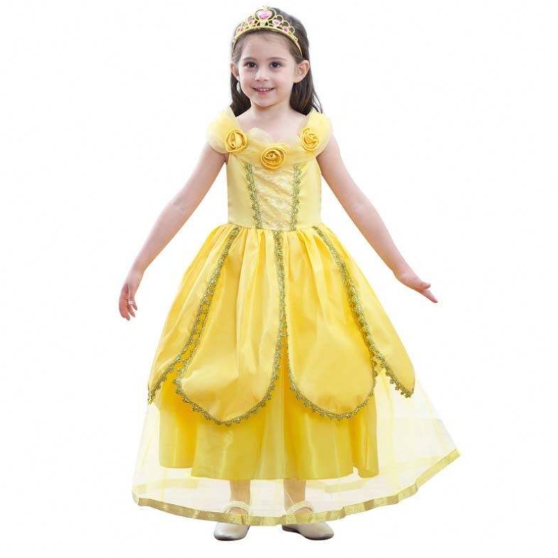 2022 NOU SOILII ROCHII MICI BALL LUMITĂȚI HALLOWEEN COSPLAY GETHERI PRINCESE BELLE COSTUM HCBL-004