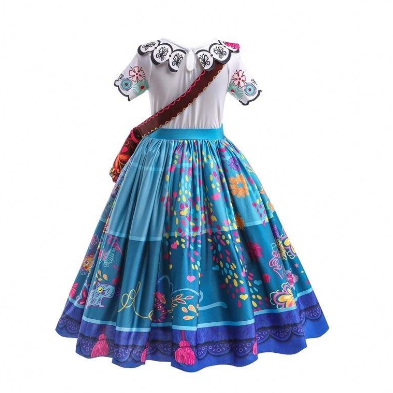 Fabrica directă Furnizarenouă Carnaval pentru copii Costum cosplay Costum Isabella Purple Encanto pentru copii HCIS-001