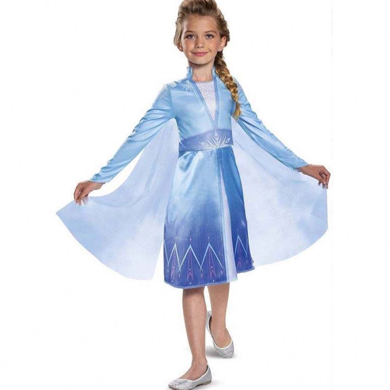 Copii pentru copii Cosplay Party Halloween 110-150cm Prințesa Dress Up Elsa Dress Princess HCGD-011