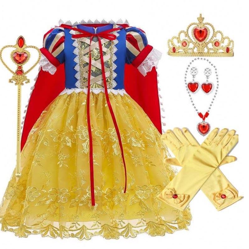 2022 New Sofia Aurora White Snow Elsa Rapunzel Rochie Costum de Halloween Cosplay Girl Princess HCSW-009