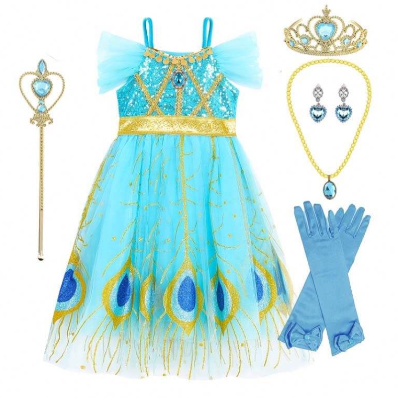 2022noi sosiri de vară Costume de Halloween de vară Costume Toddler Dress Up Party Princess Arabian Costume HCAL-006