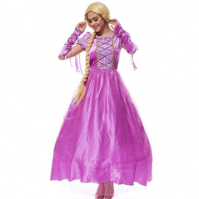2022 Costum cosplay Halloween Women Rapunzel Adult Prințesa Sofia Costum HCRS-013