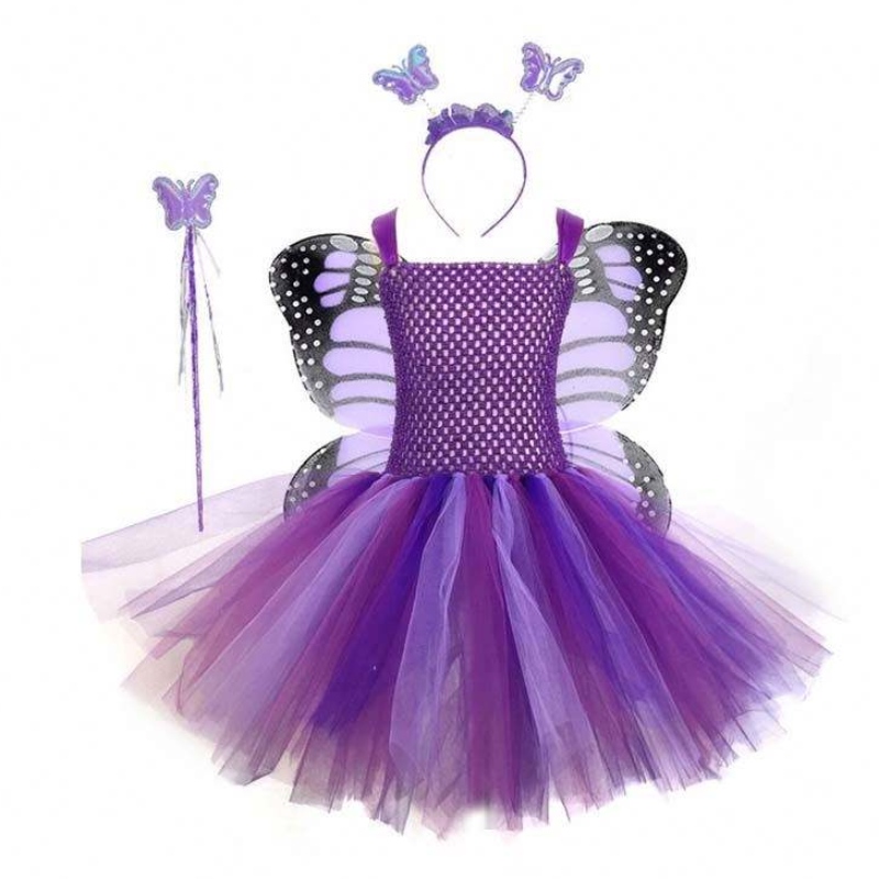 Crăciun pentru copii pentru copii Gradient Gradient Tutu Butterfly Costum Fairy Kids HCMU-013