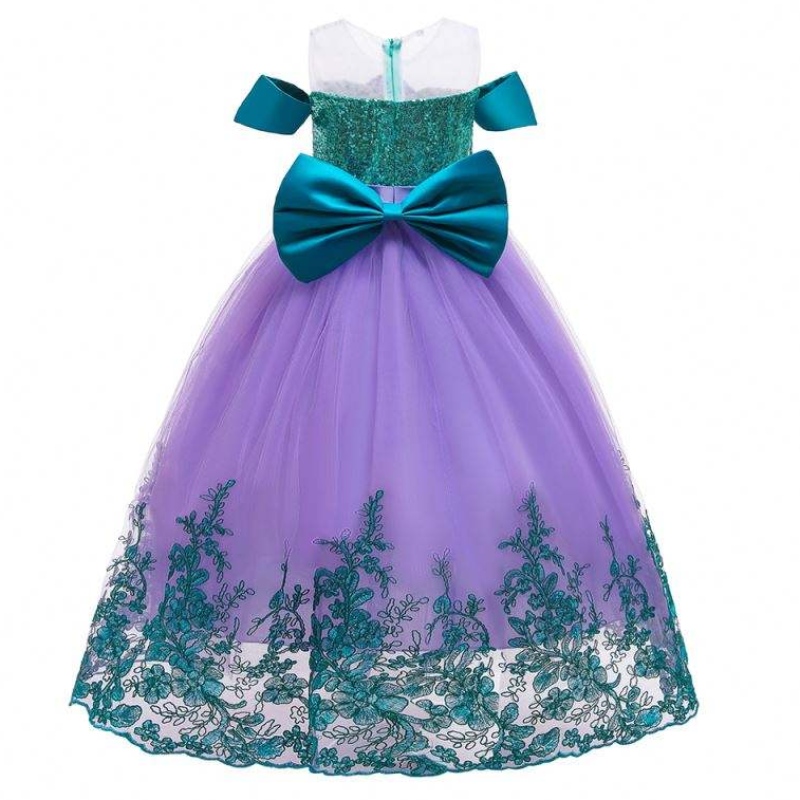 Baige Mermaid Summer Autumn Flower Girl Rochie Long Princess Christmas Halloween Costum