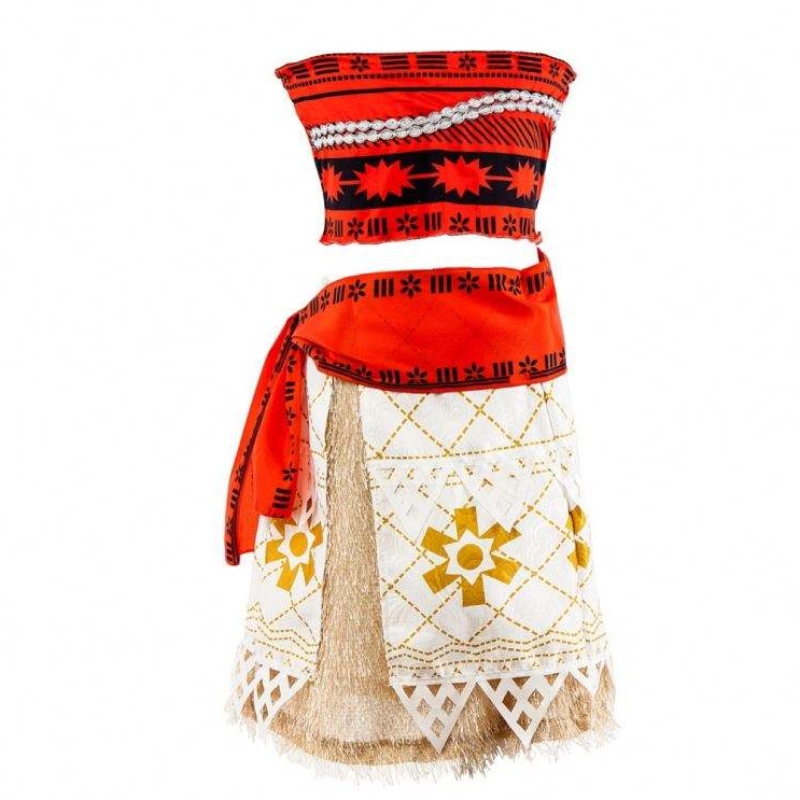 2020 Rochie de prințesă din Ocean Ocean Rochie Moana Halloween Rochie din două piese