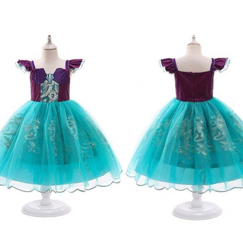 Baige Girls Mermaid Ariel Princess Rochie Cosplay Costume pentru fetiță Sirenă Rochie Copii Copii Halloween