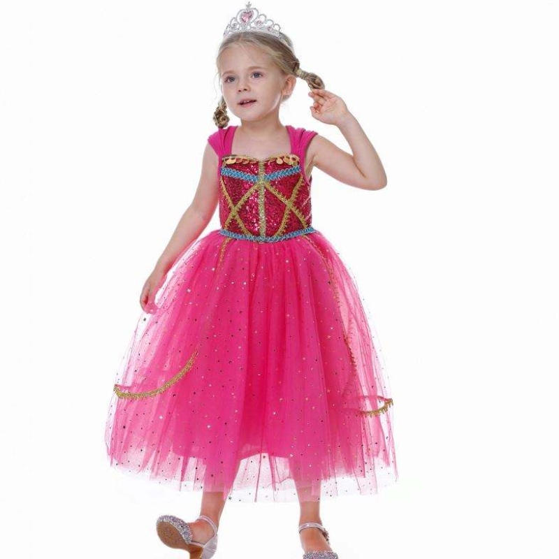 Baige Newjasmine Princess Rochie Halloween Cosplay Costum pentru copii Rochie de petrecere BX8140