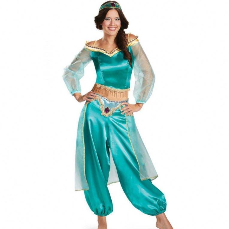 Jasmine Princess Rochie pentru adulți Cosplay Halloween Costum Cosplay Stage Wear