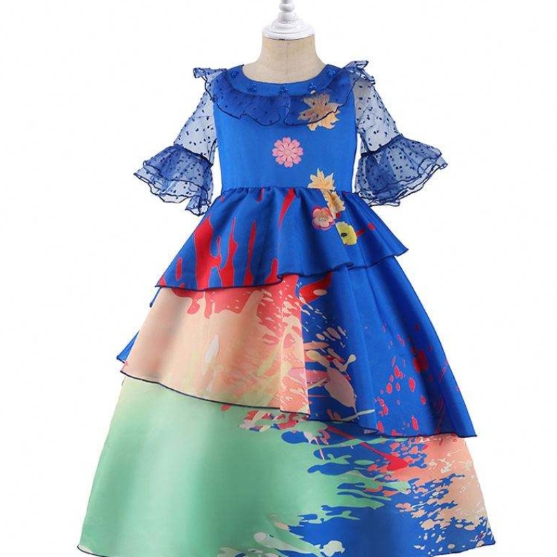 Anime encanto cosplay Isabella rochie violet fete prințesă costum copii fantezie rochie carnaval cosplay cosplay