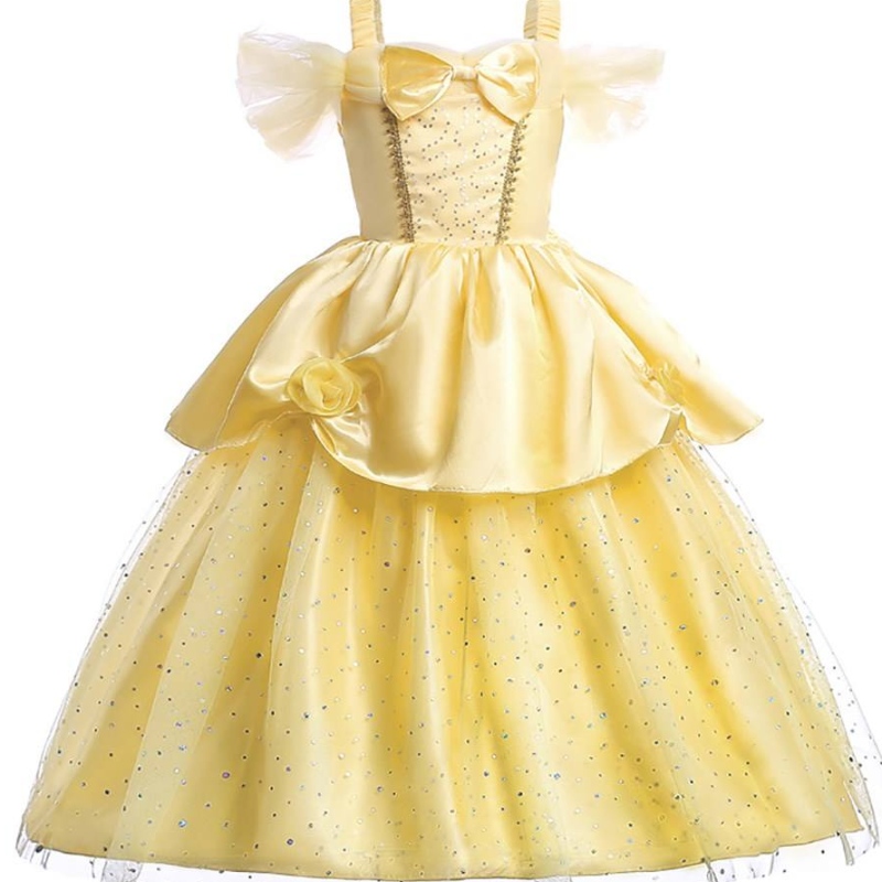 Girl Belle Princess Rochie Copii Frumusețe și Costum Beast Girl Baby Christmas Princess Party Party Party Fancy 2-10 ani