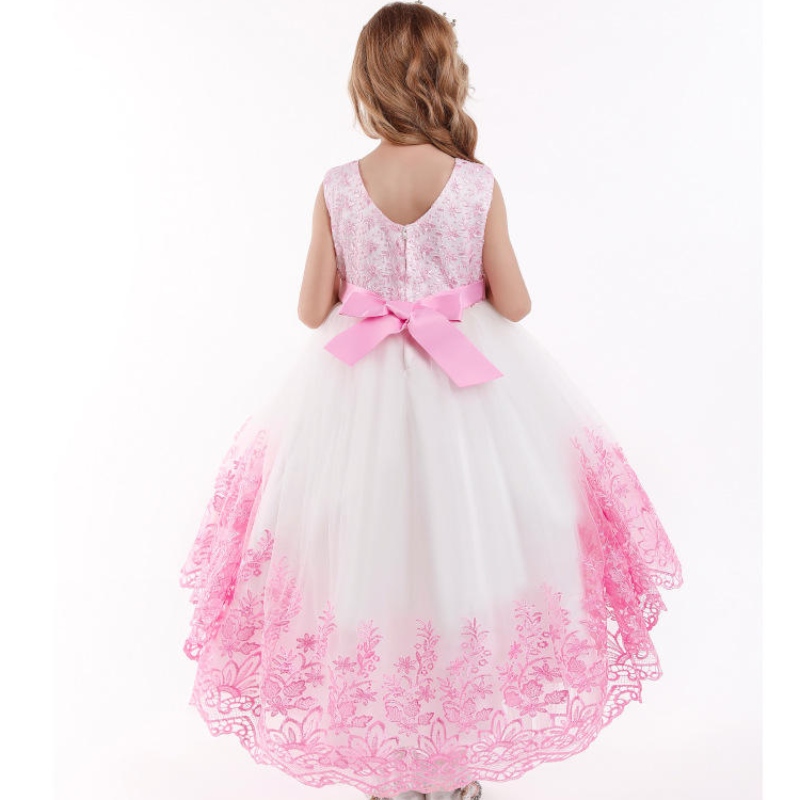 Girl Princess Rochie Copii Costum de petrecere denuntă formală pentru fete pentru copii rochie din tul, rochii de vară cu flori de vară
