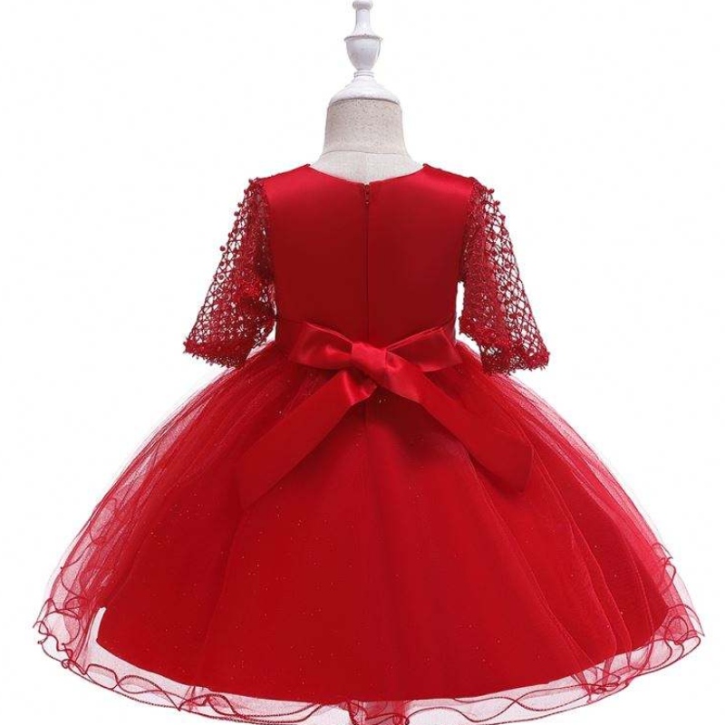 Baige Birthday Graice Girl Girls Rochie de petrecere de Crăciun pentru copii cu flori din dantelă boutique l5115