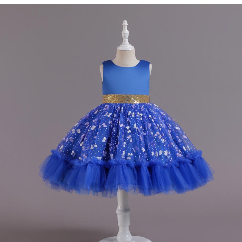 Copii Costum Costum Prințesă Rochii de mireasă pentru fete Flori pentru copii Rochie cadou de vacanță