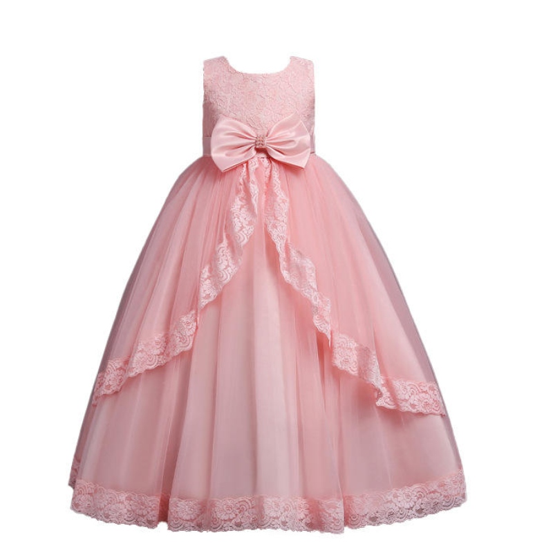 Rochie elegantă prințesă rochii de flori pentru fete rochii de copii vintage pentru petrecerea de Crăciun rochie de bal