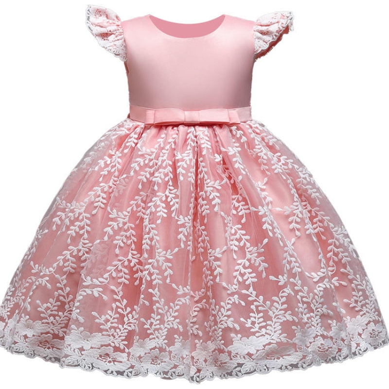 Rochie de prințesă a copiilor plasă puffy fustă de flori dansul pianului costum de pian