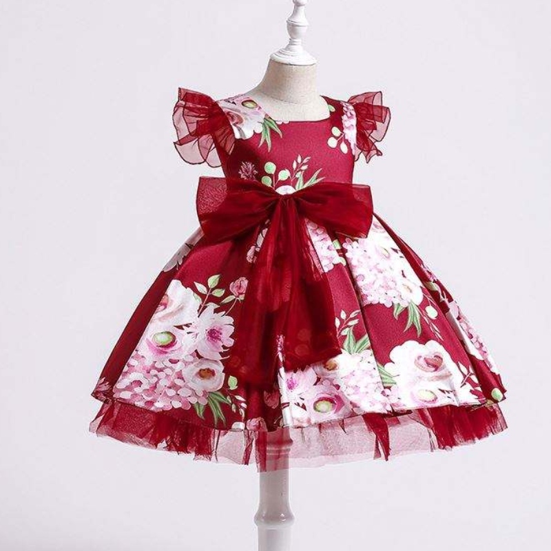 Baige Children Party Copii Rochii pentru copii Imprimarenuntă denuntă gazdă prințesă rochie XH82028