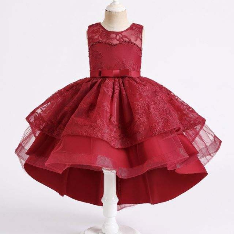 Rochie de îmbrăcăminte de designnou pentru fete pentru copii haine fete rochie perlă fete rochii de seară 2158