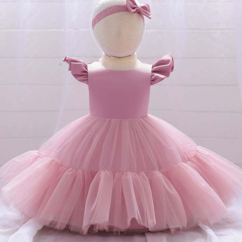 Baige New Fashion Flower Girl Rochie pentru bebeluși Petrecerenuntă Nuntă Prințesă Copii Rochii L2038XZ