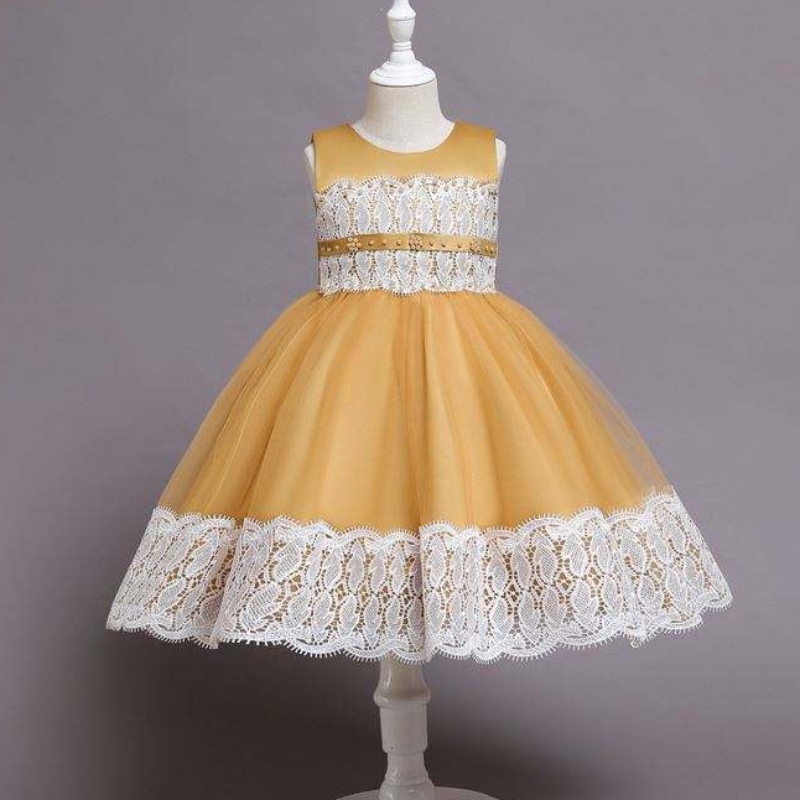 Baigenou sosiri frumoase broderii dantelă fetiță rochii denaștere rochie de fata denuntă rochie fetiță