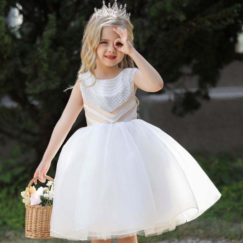 Baige Modelenoi pentru fete rochii de petrecere șifon prințesa floare de vară boutique l5300