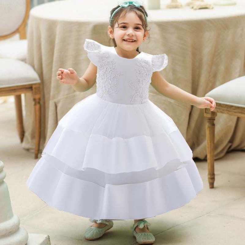 Baige Fashion Flower Flowline Copii Părinte îmbrăcăminte Purtați Copii Floral pentru copii Boutique pentru fată 0-2 ani