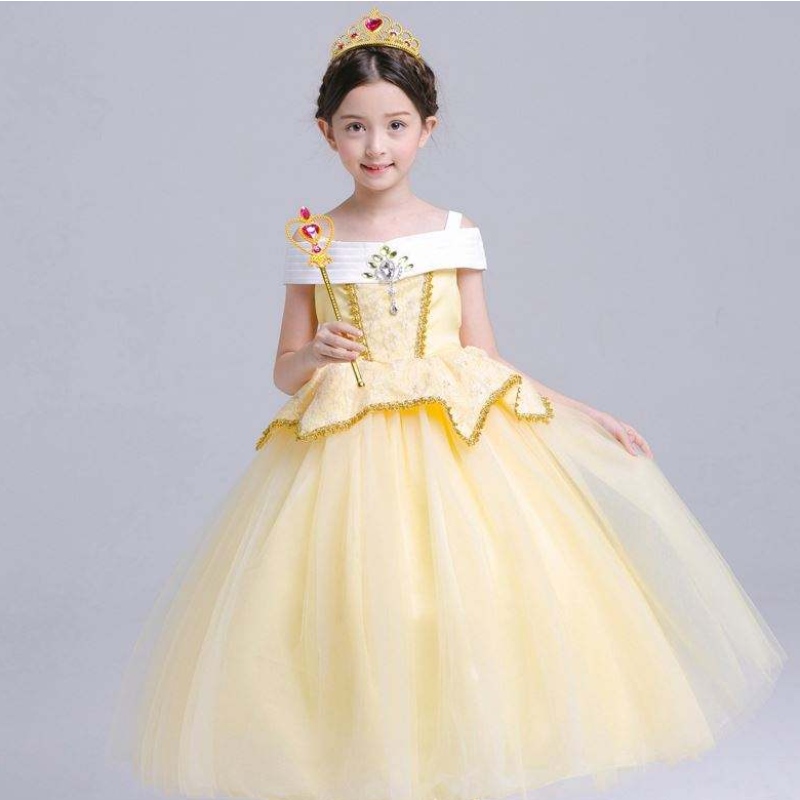 Noua frumusețe de gheață și zăpadă și belle belle prințesa rochie Aello Sleeping Beauty Fuste SMR022