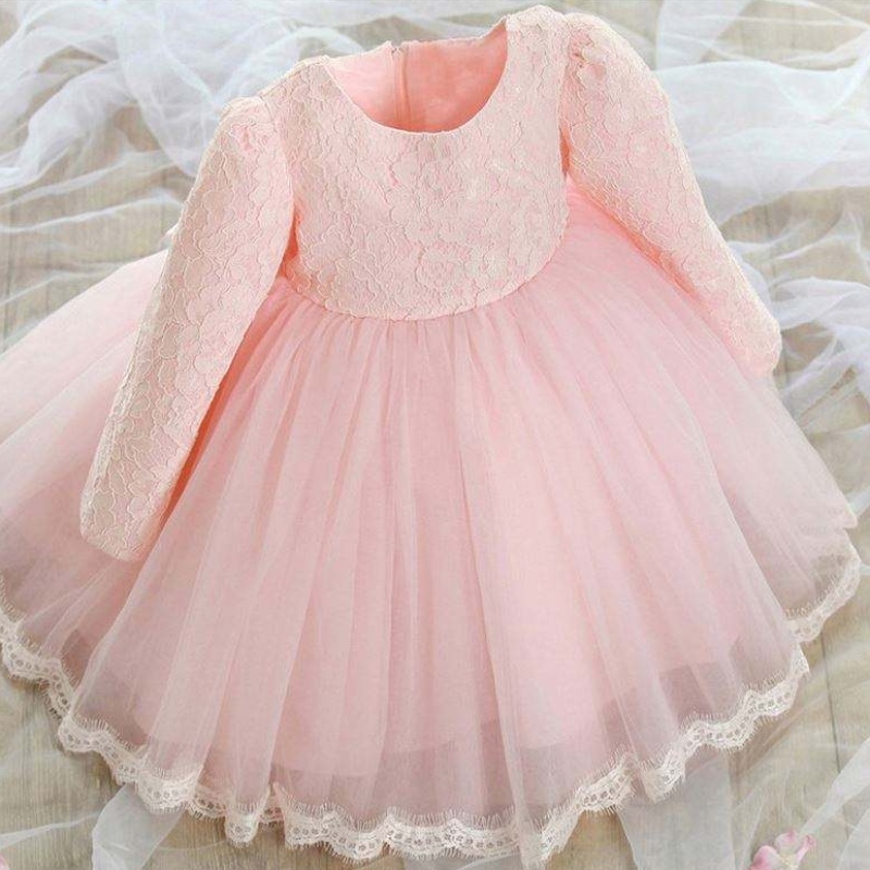 Baige New Stock Baptism Copii pentru petreceri Flower Girl Princess Princess Party Party Summer Rochie BBTZ002