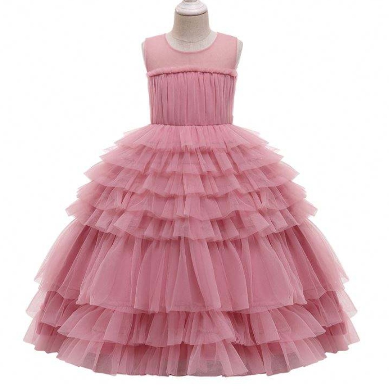 Baige 2021noi design rochii de fete stratificate rochie cu bilă pentru copii rochie de petrecere tutu