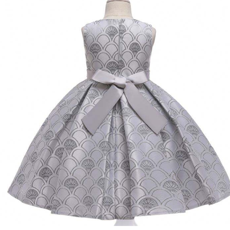 Baige Summer New Design Frumusețe Dantelă Copii Rochie fără mâneci Fete casual pentru copii