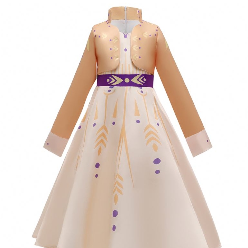 Baige New Elsa Anna Girls Princess Rochie Halloween Cosplay Costum Girls Costum Costum BX1662