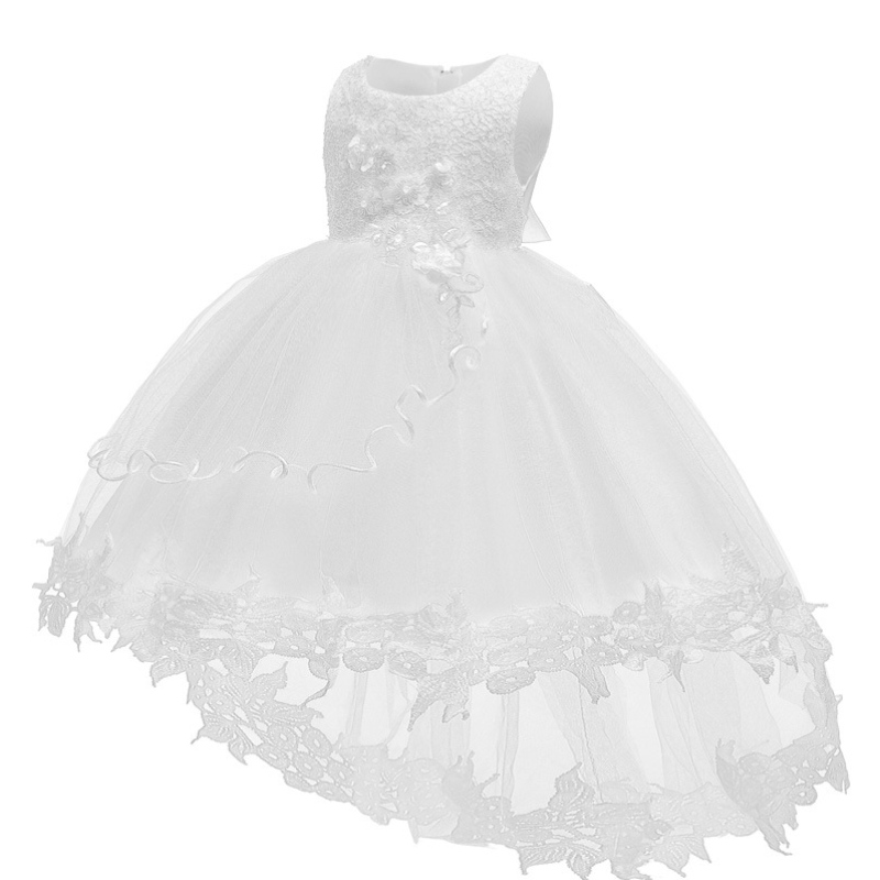 Rochie de mireasă pentru fată în stil european pentru copii minunate petreceri denaștere rochii roșii pentru fete, în vârstă de 6-24 luni, fără mâneci, fără mâneci