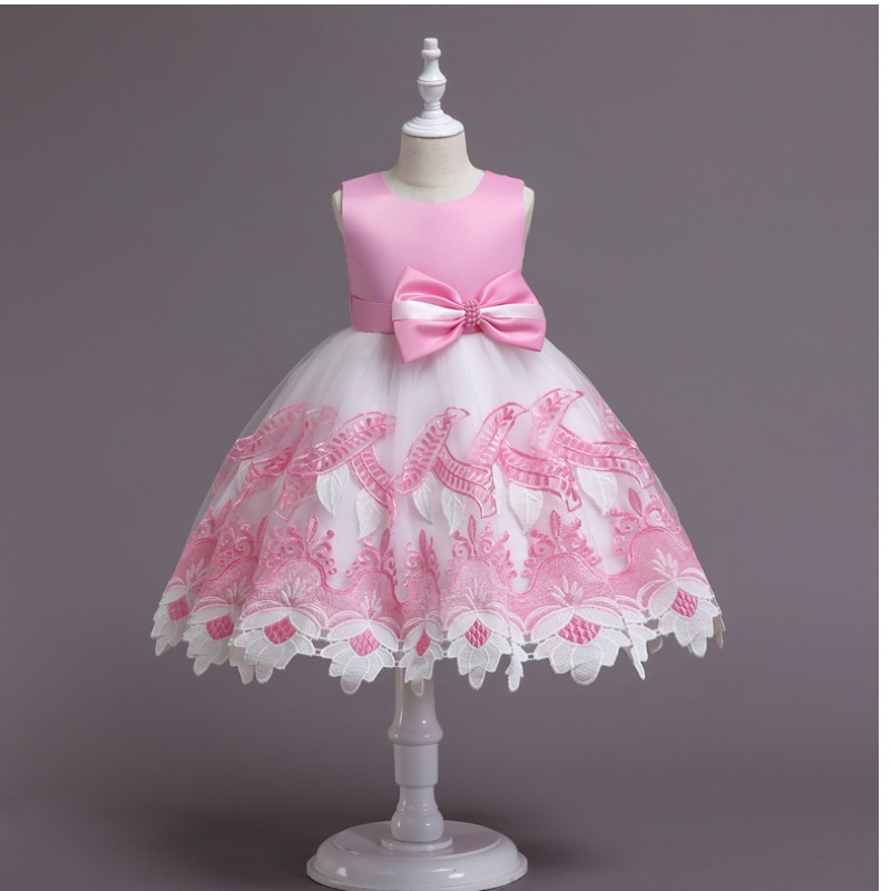 Rochie de mireasă Flower Fluffy Fires Princess Rochie în stil occidental Copii pentru pian