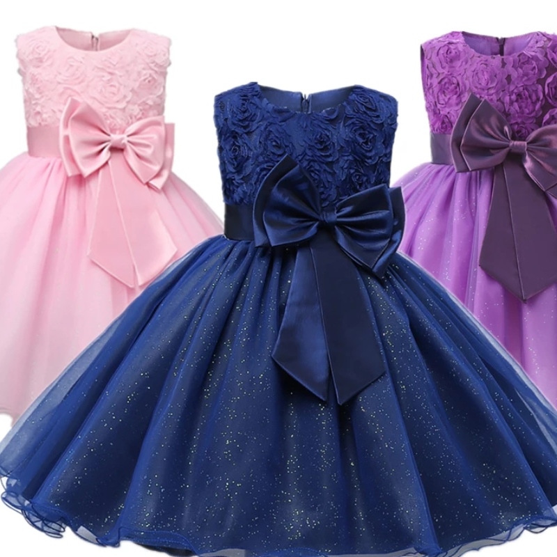 Fete din dantelă prințesă rochie pentru copiinunta ziua denaștere elegantă rochie de petrecere adolescentă fete fete rochie