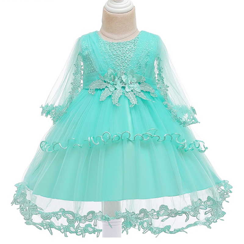 Ansoo Princess Flower Girl Rochie vara Tutununta zilei denaștere pentru copii rochii pentru fete copii costum design de bal adolescent