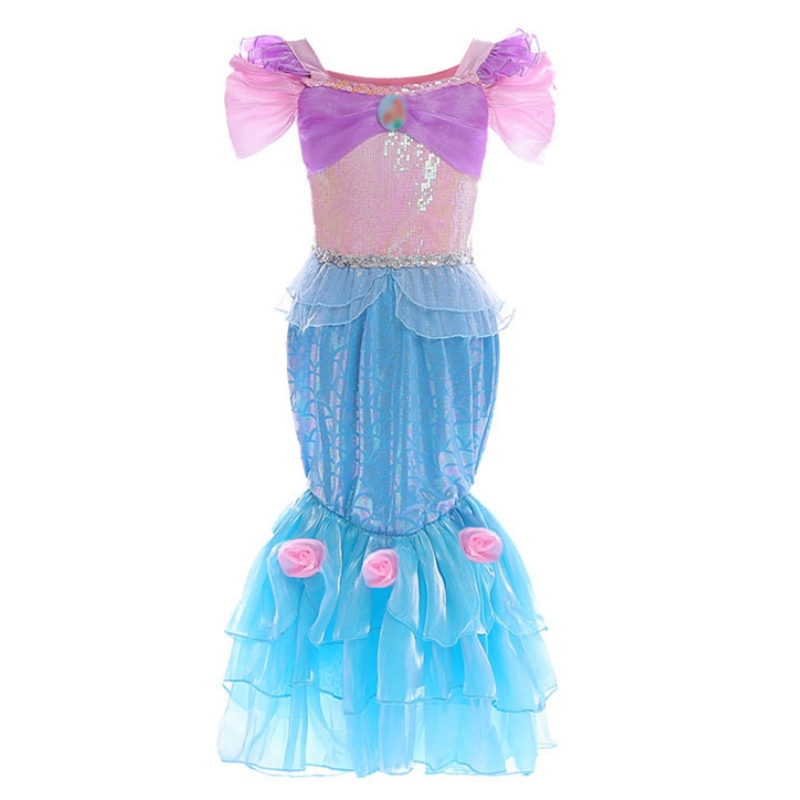 Fată mică sirenă prințesă fantezie costum pentru copii rochii de vară pentru copii halloween halloween pentru petreceri denaștere îmbrăcăminte